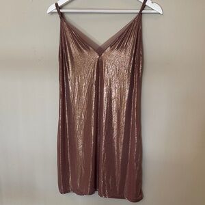 Victoria's Secret Metallic Chemise in Bronze